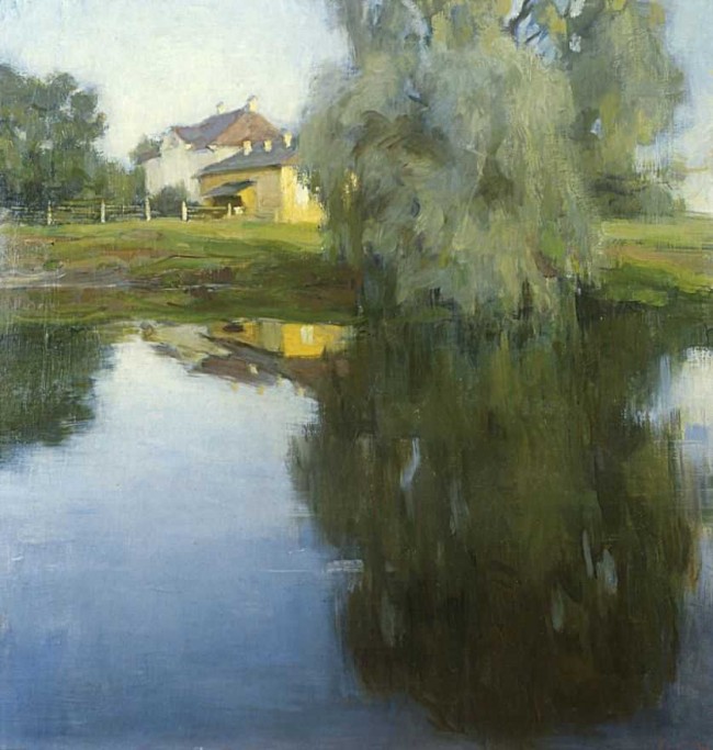 Сочинение по картине: Браз - "К вечеру (Пруд)"